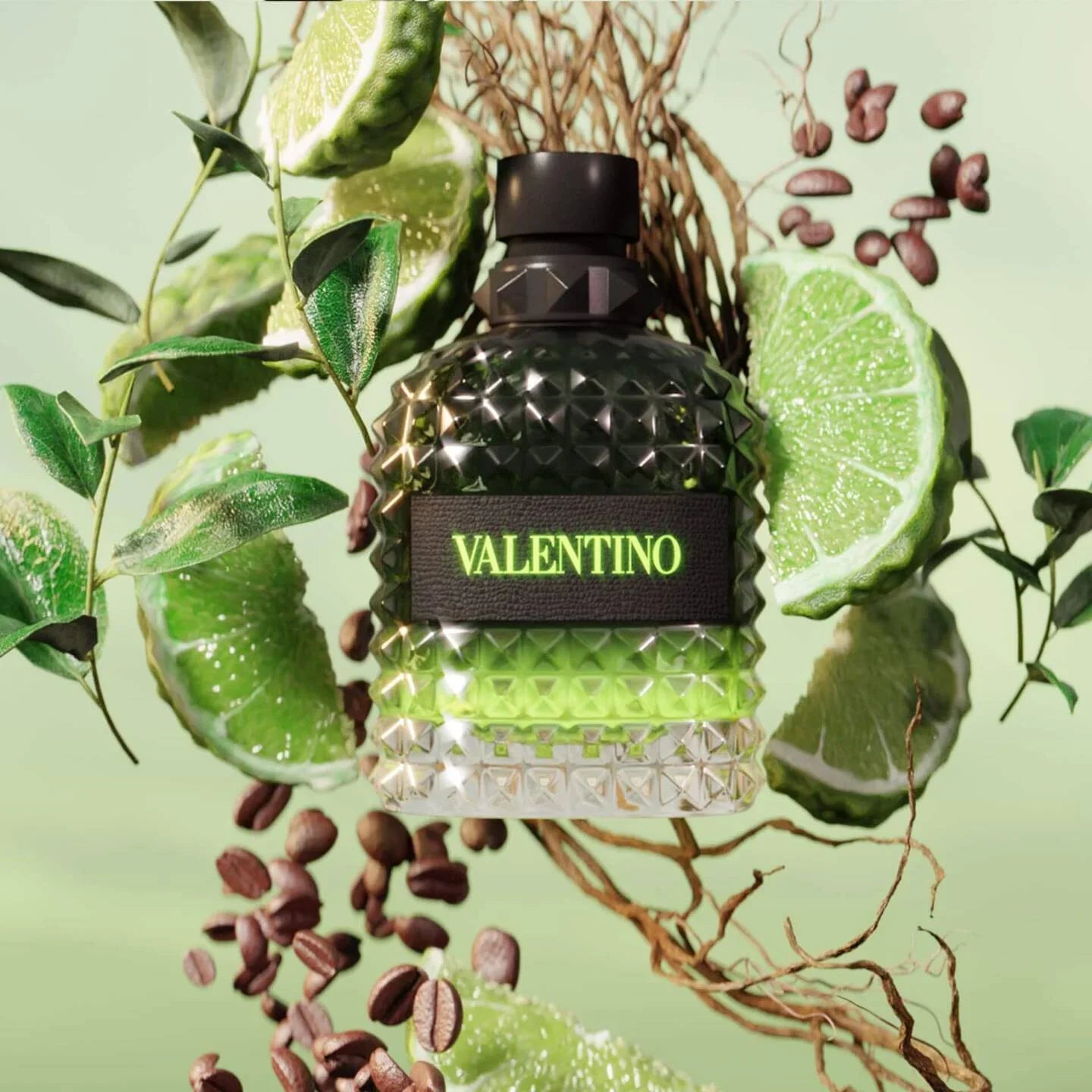 VALENTINNO BORN IN ROMA UOMO GREEN STRAVAGANZA